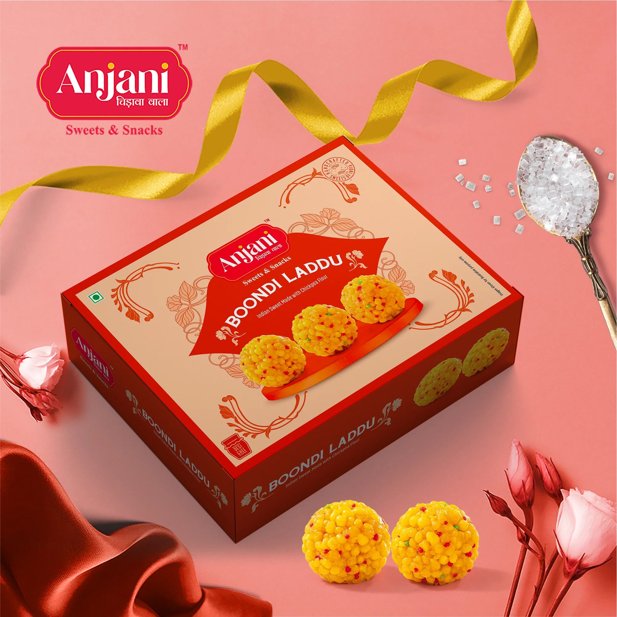 Boondi Laddu (Made with Desi Ghee)