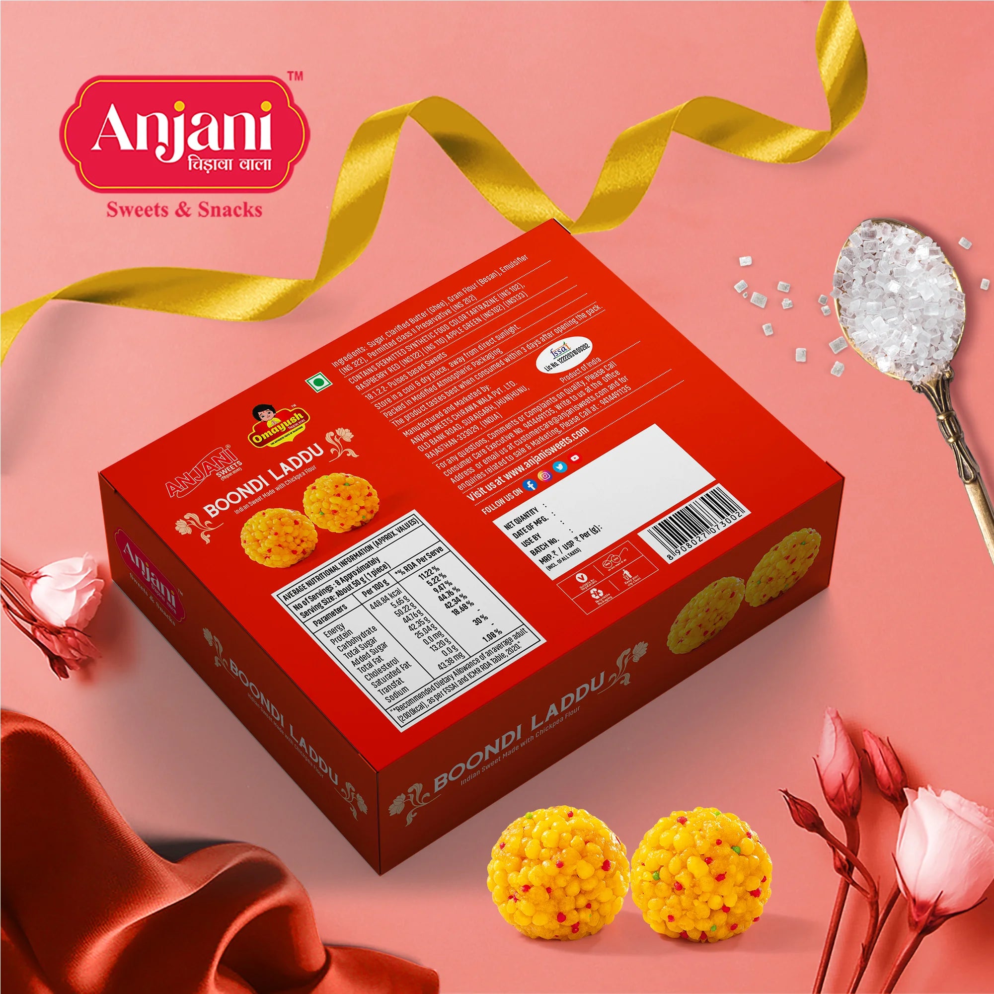 Boondi Laddu (Made with Desi Ghee)