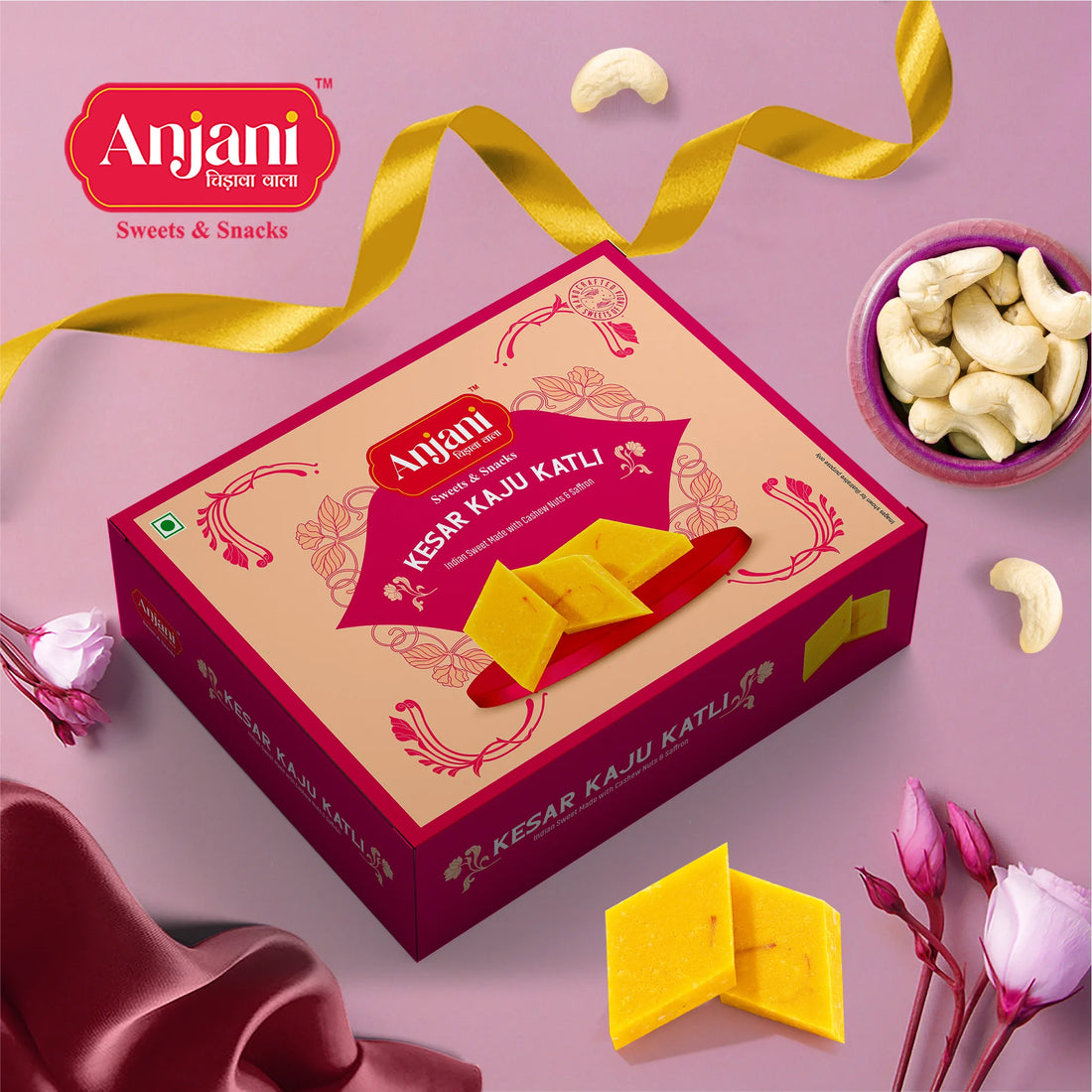 Kesar Kaju Katli/Burfi