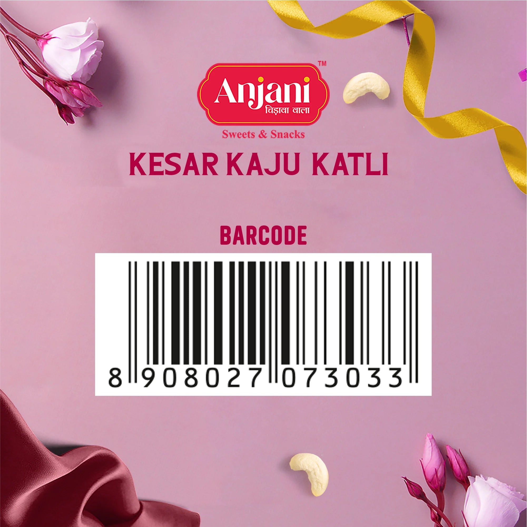 Kesar Kaju Katli/Burfi